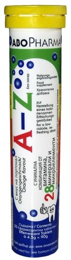 Abopharma A - Z / Абофарма Витамини А - Я за имунитет и тонус 20ефф. табл.
