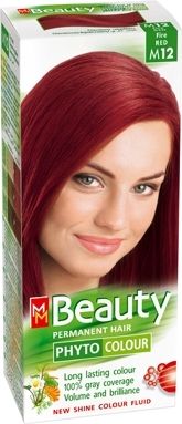MM Beauty Phyto Colour / ММ Бюти фито боя за коса М12 огнено червен
