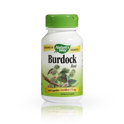 Nature's way Burdock / Репей за здрави бъбреци, черен дроб и стомах 100капс.