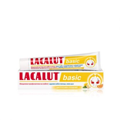 Lacalut Basic / Лакалут Бейсик паста за ежедневна грижа 75мл.