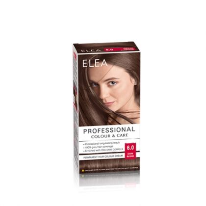 ELEA Professional Colour & Care / Елеа боя за коса № 6.0 Тъмно рус