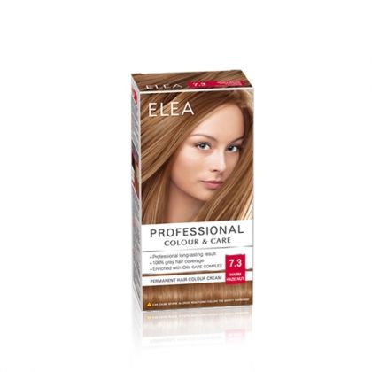 ELEA Professional Colour & Care / Елеа боя за коса № 7.3 Топъл лешник