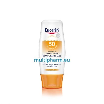 Eucerin / Юсерин Слънцезащитен крем-гел при слънчеви алергии SPF50 150мл.