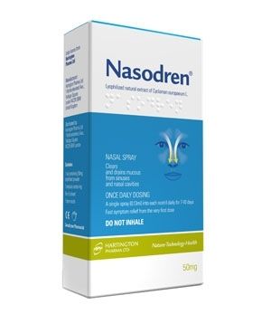 Nasodren / Назодрен Спрей При тежка хрема и синузит