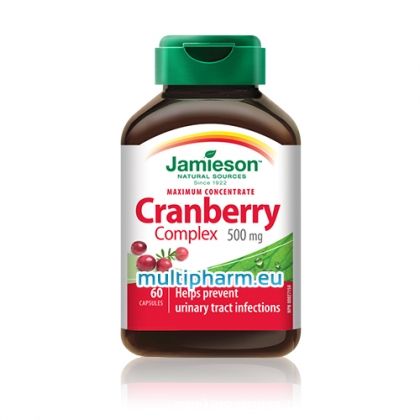 Jamieson Cranberry Complex/Кранбери Макс Комплекс-концентрат от червена боровинка за уринарния тракт 60капс