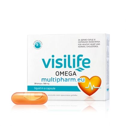 Visilife Omega / Визилайф Омега за подкрепа на сърцето 30капс