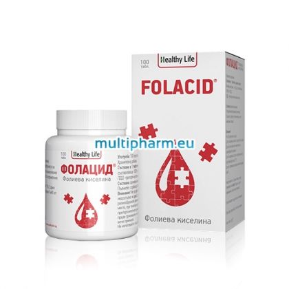Folacid / Фолацид фолиева киселина за бременни 100табл