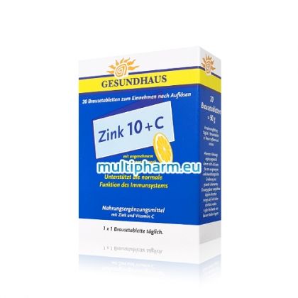 Zink 10+C / Цинк 10+C за силна имунна система 20 ефф. табл