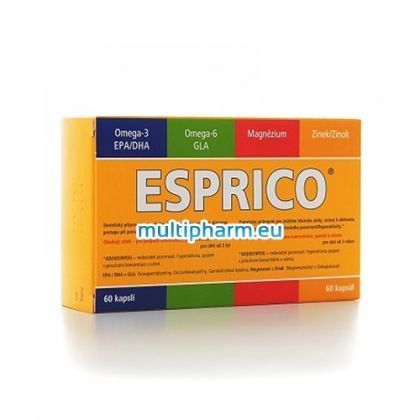 Esprico / Есприко Хранителна добавка за медицински цели при деца с намалена концентрация  60капс