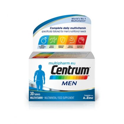 Centrum A-Z Men / Центрум Мултивитамини от А до Я за мъже 30табл