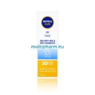 Nivea Sun UV Anti-Age & Anti-Pigments / Слънцезащитен крем за лице против стареене и пигментни петна SPF50  50ml