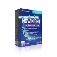 Novanight / Нованайт хранителна добавка спомагаща за качествен сън 16 табл