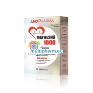 AboPharma / АбоФарма Магнезий 1000mg + Витамин B6 30табл депо